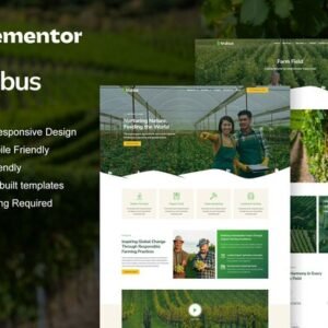 Trubus – Agriculture and Organic Farming Elementor Pro Template Kit