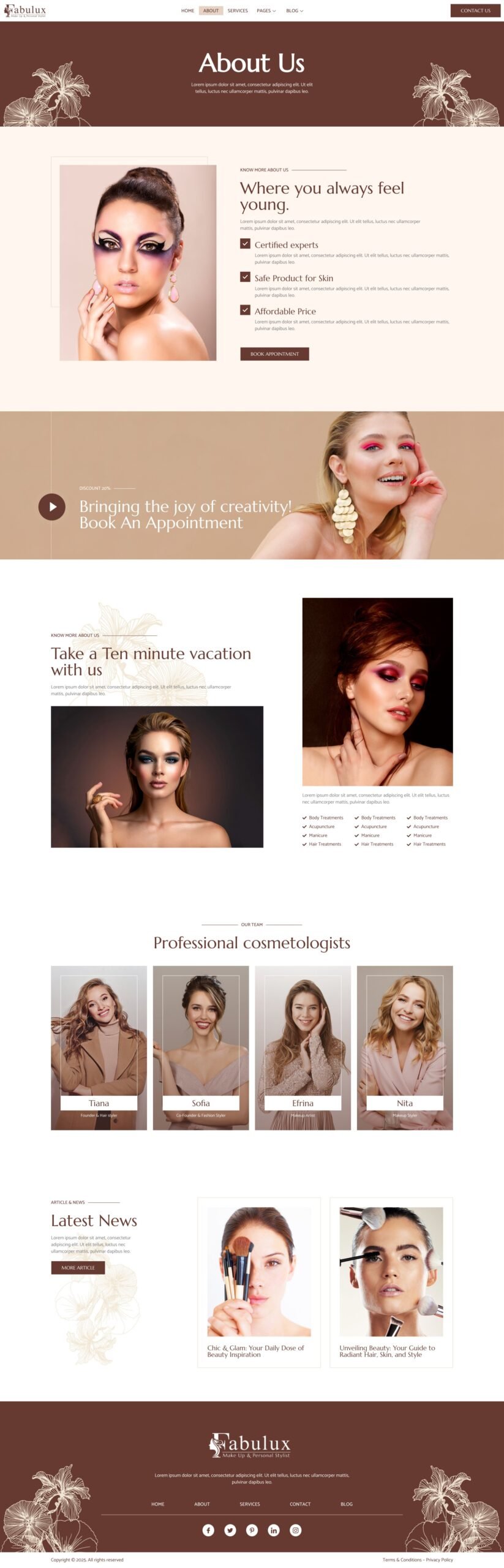 Fabulux – Makeup and Beauty Elementor Template Kit - Image 3
