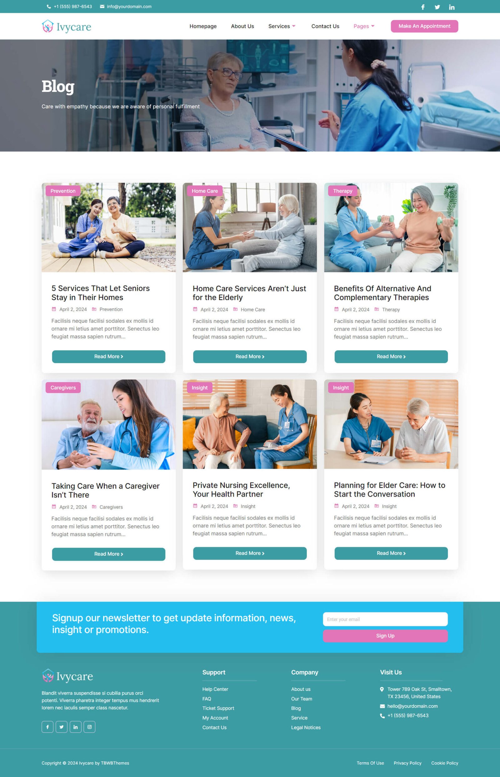 Ivycare – Home Care and Private Nursing Services Elementor Template Kit - Image 4