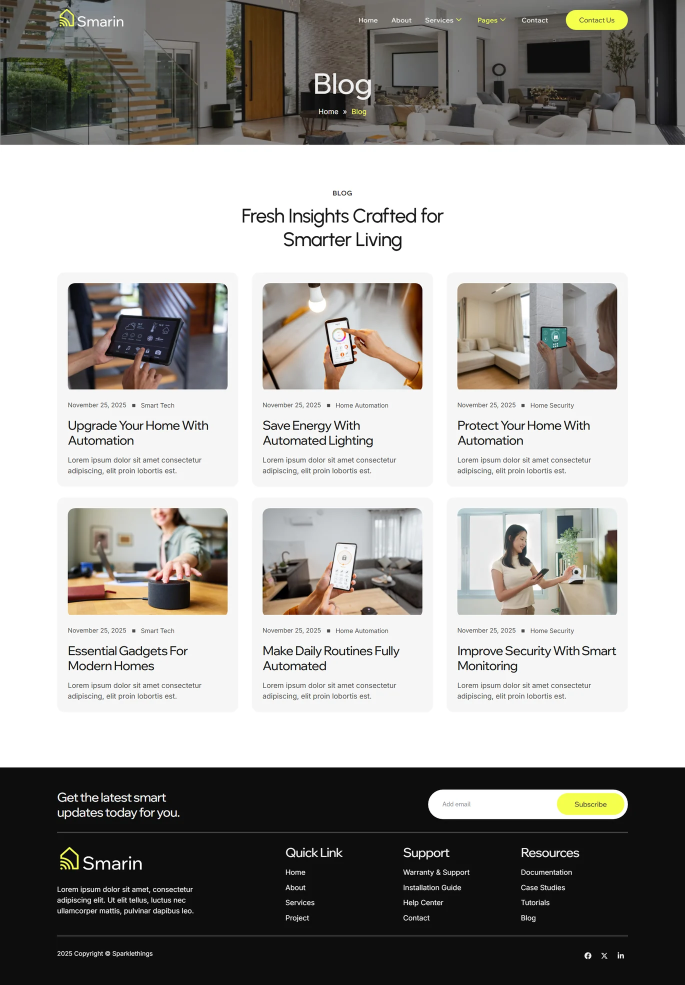 Smarin – Smart Home Automation Elementor Template Kit - Image 4