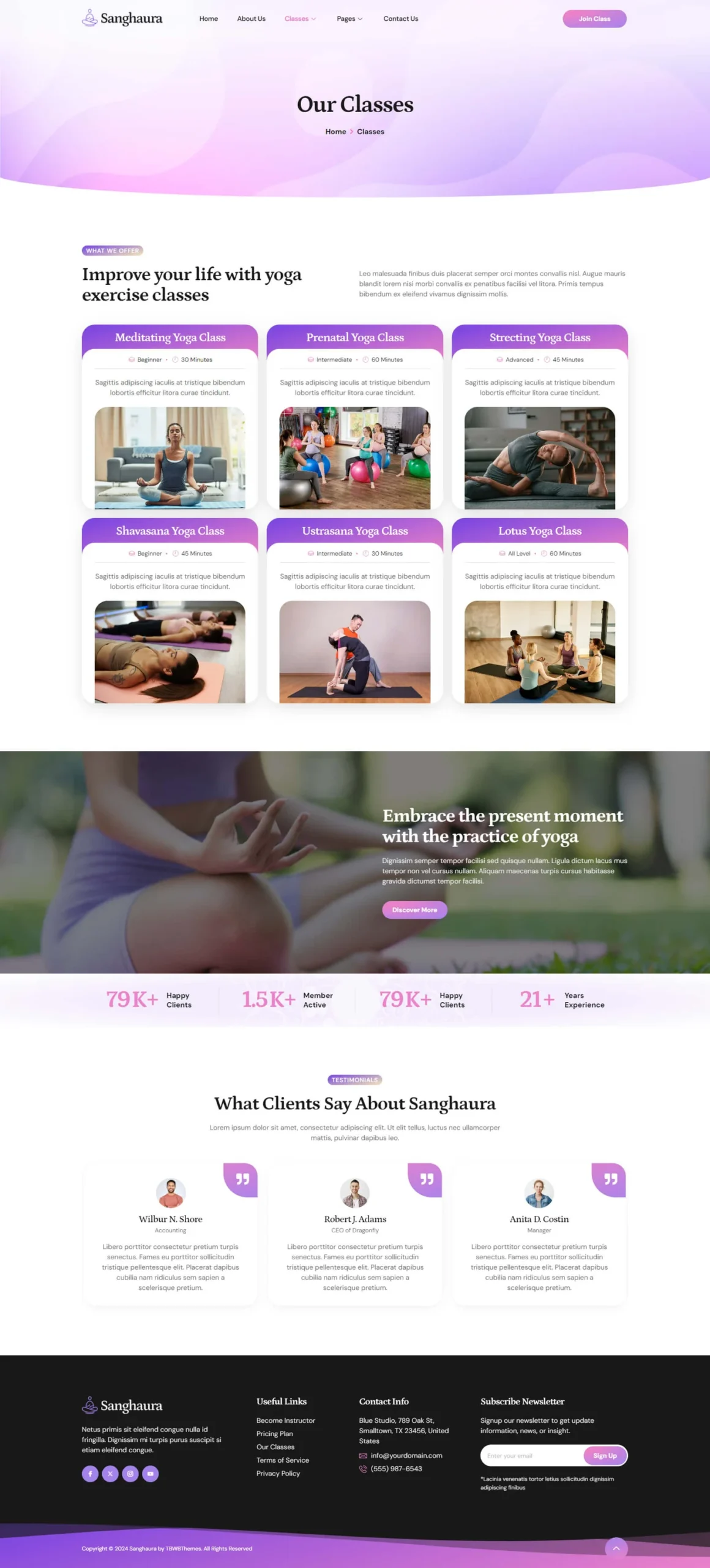 Sanghaura – Yoga and Meditation Elementor Template Kit - Image 2