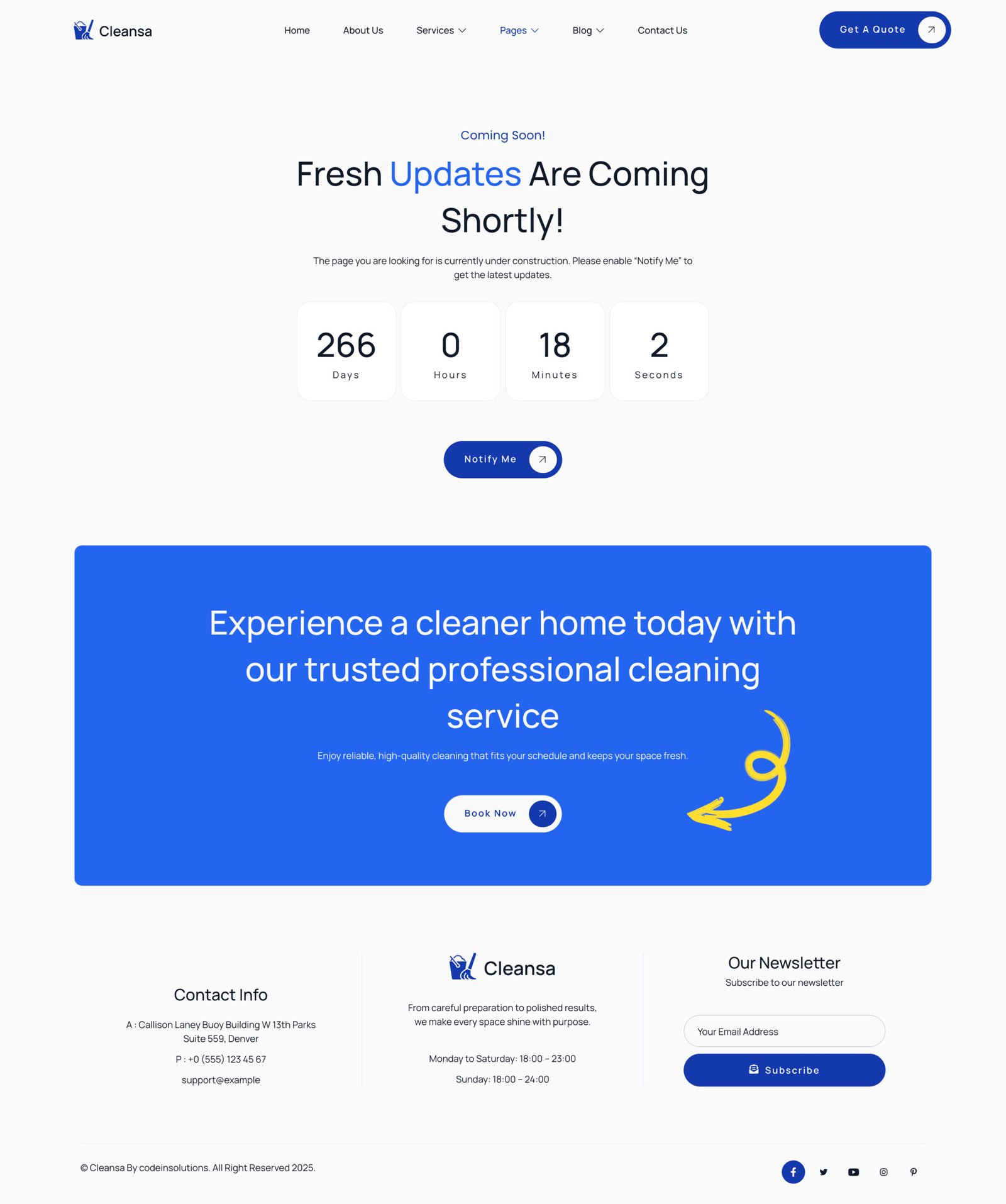 Cleansa – Cleaning Services Elementor Template Kit - Image 5