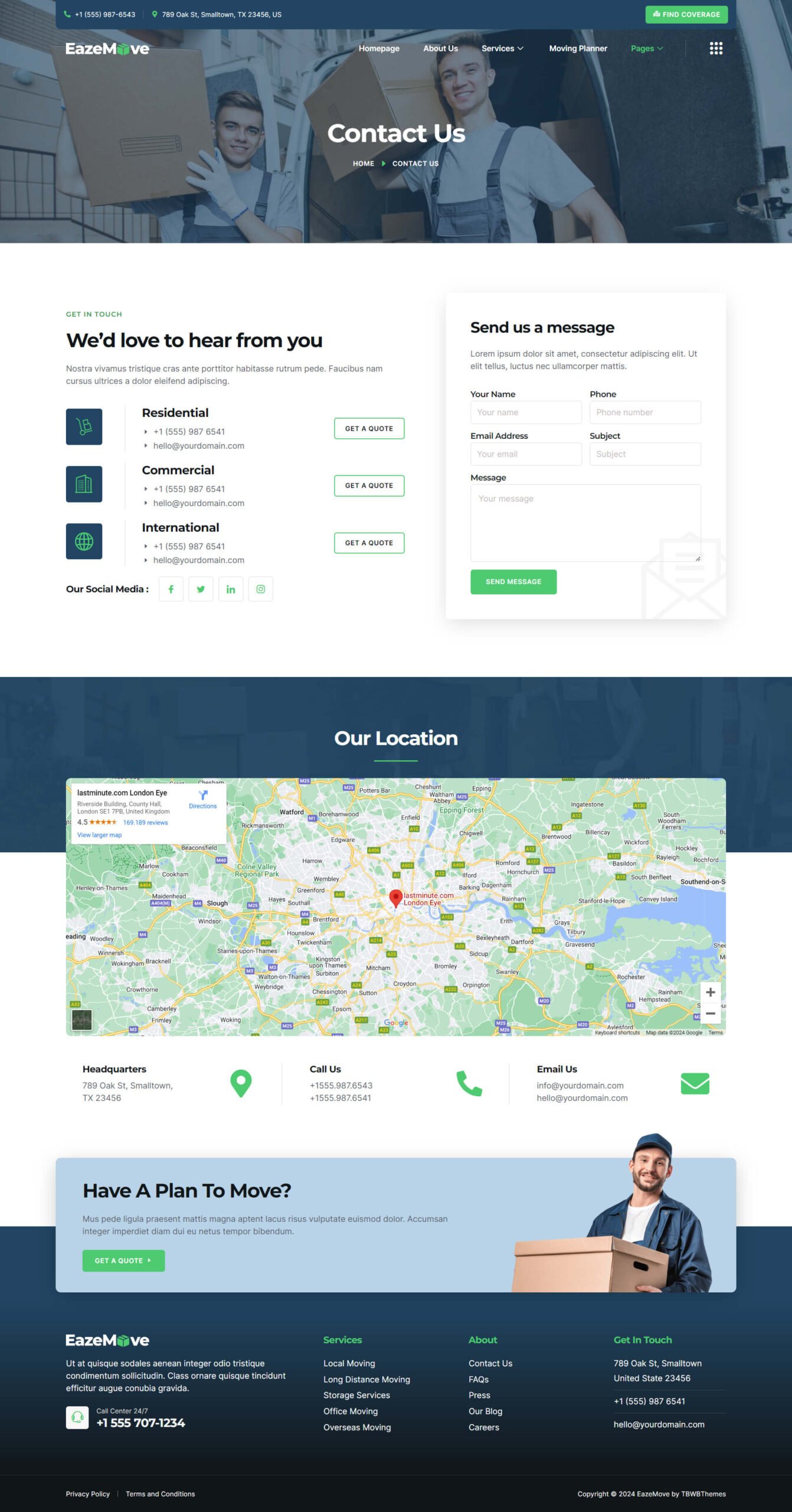 EazeMove – Moving Service Elementor Template Kit - Image 4