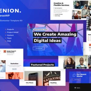 Genion – Creative Digital Agency Elementor Template Kit