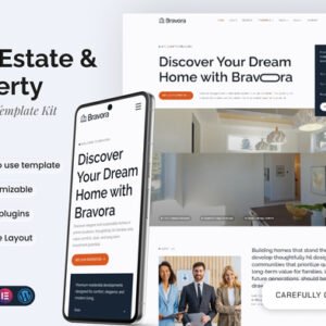 Bravora – Real Estate and Property Elementor Template Kit