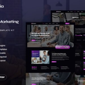 Diginia – Digital Marketing Agency Elementor Template Kit