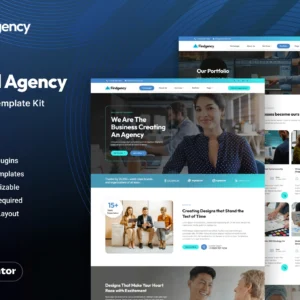 Findgency – Digital Agency Elementor Template Kit