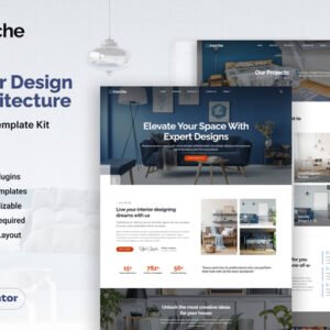 Inarche – Interior Design and Architecture Elementor Template Kit