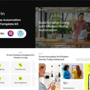 Smarin – Smart Home Automation Elementor Template Kit