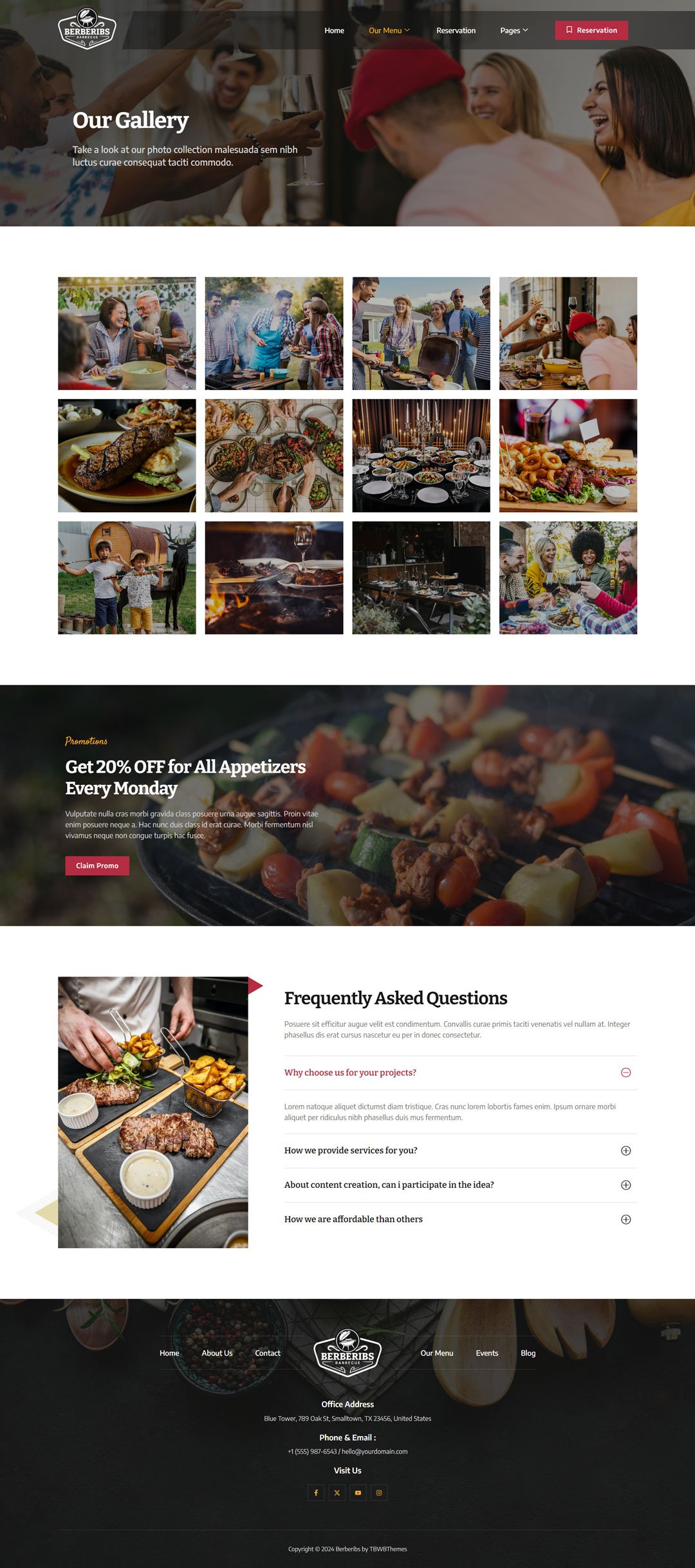 Berberibs – BBQ and Grill Restaurant Elementor Template Kit - Image 5