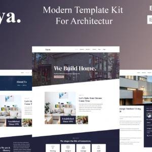 Asya – Modern Architecture Elementor Template Kit