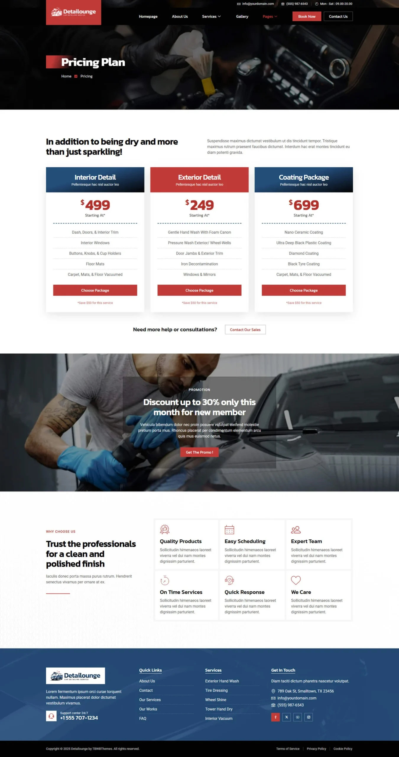 Detailounge – Car Detailing and Repair Service Elementor Template Kit - Image 5