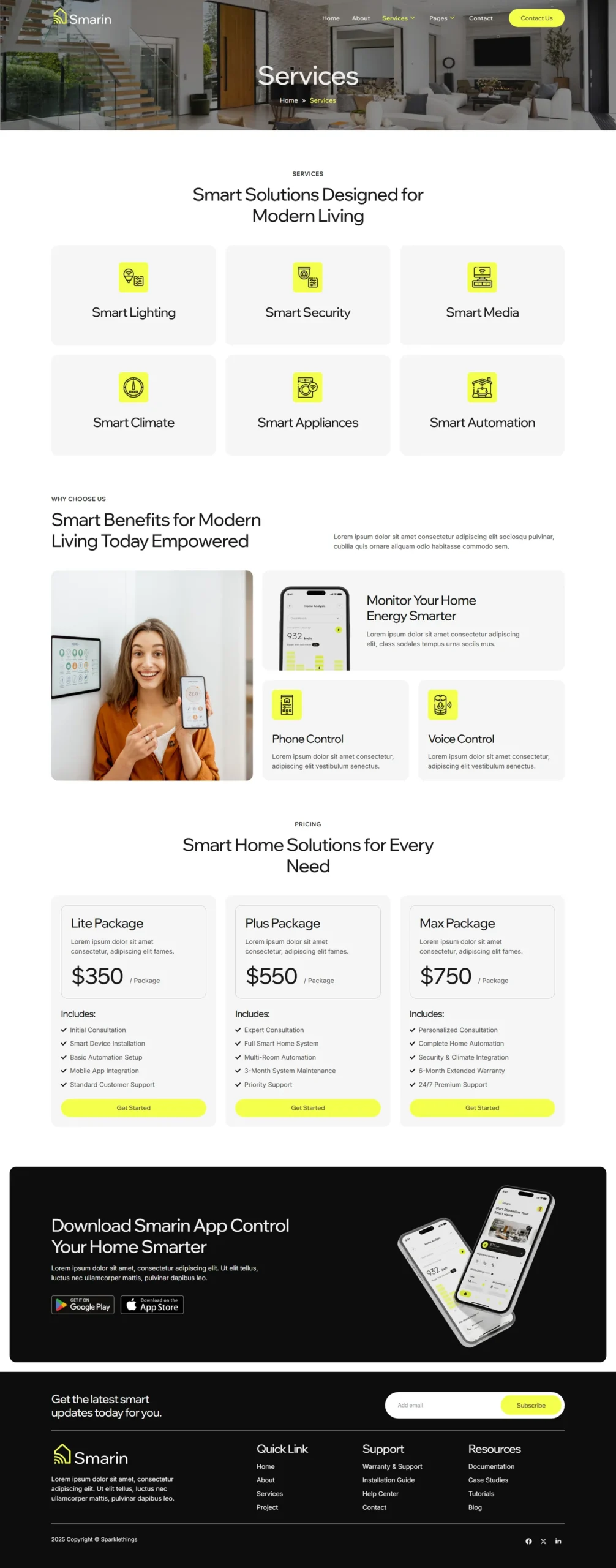 Smarin – Smart Home Automation Elementor Template Kit - Image 2