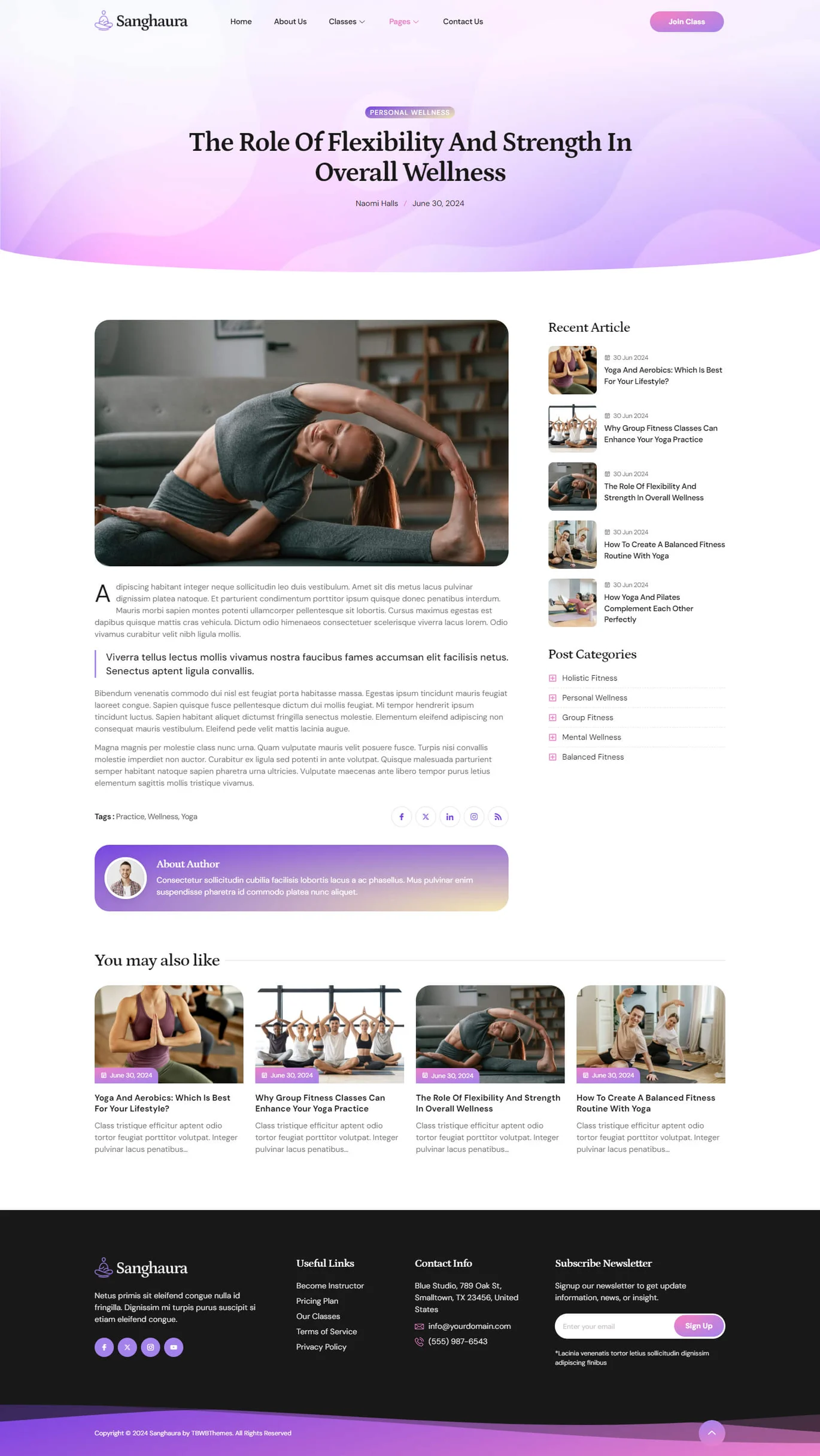 Sanghaura – Yoga and Meditation Elementor Template Kit - Image 5
