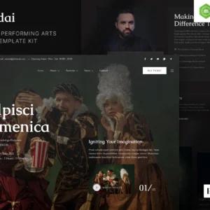 Randai – Theater Entertainment and Performing Arts Elementor Template Kit