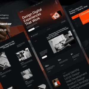Axis – Creative Digital Agency and Portfolio Elementor Template Kit