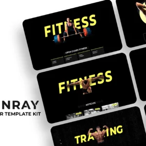 Agenray | Gym Elementor Template Kit