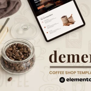 Dement – Coffee Shop Elementor Template Kit