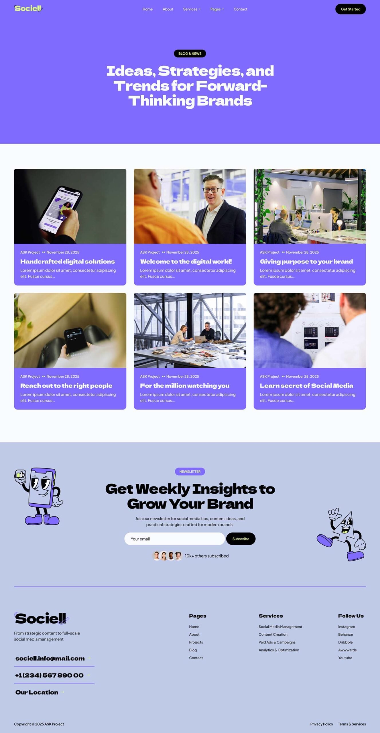 Sociell – Social Media Marketing Agency Elementor Template Kit - Image 4