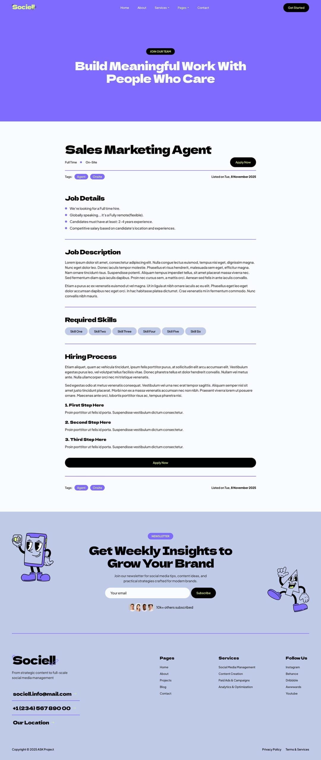 Sociell – Social Media Marketing Agency Elementor Template Kit - Image 5
