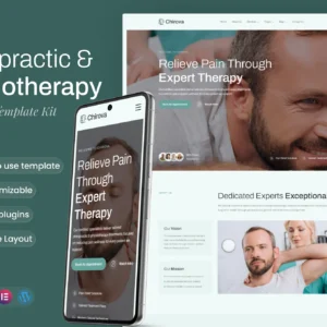 Chirova – Chiropractic and Physiotherapy Elementor Template Kit