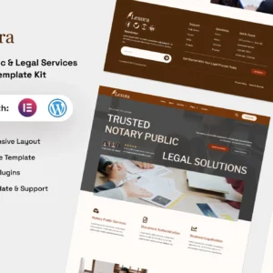 Lexora – Notary Public and Legal Services Elementor Template Kit