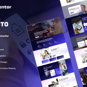 Smauto – Smart Home Automation Elementor Template Kit